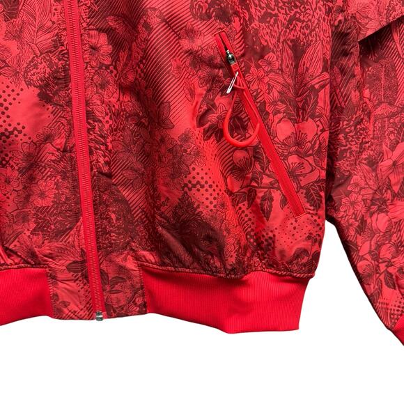 Lululemon Team Canada Women's Vented Jacquard Bomber Jacket Red Size 6 - Picture 7 of 14